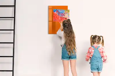 Tablă cu marker culoare portocalie