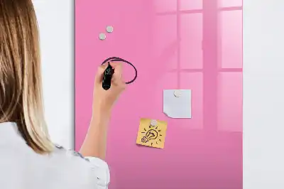 Tablă magnetică de scris culoare roz
