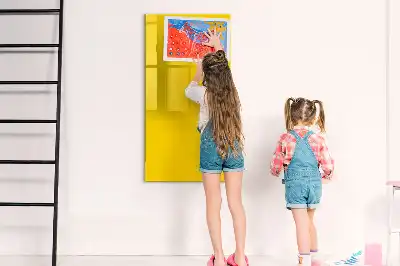 Tablă cu marker culoare galben deschis