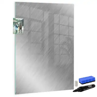Tablă magnetică de scris cu aspect de sclipiri metalice