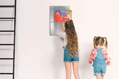 Tablă magnetică de scris cu aspect de sclipiri metalice