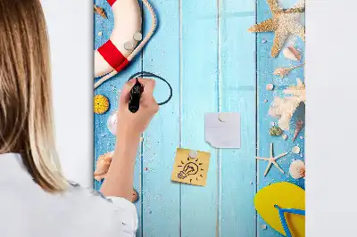 Tablă magnetică de scris set pentru pasionații de plajă