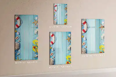 Tablă magnetică de scris set pentru pasionații de plajă
