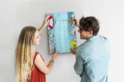 Tablă magnetică de scris set pentru pasionații de plajă