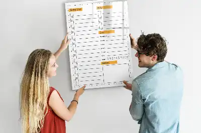 Tablă cu marker pentru lista de sarcini