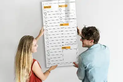 Tablă cu marker pentru lista de sarcini