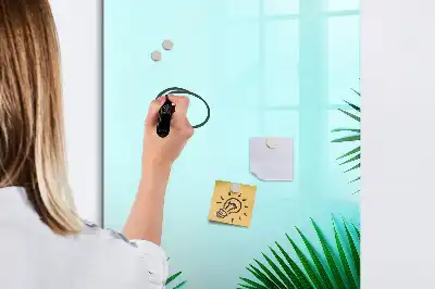 Tablă cu marker decor cu frunze exotice