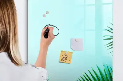Tablă cu marker decor cu frunze exotice