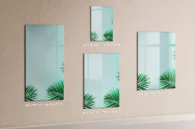 Tablă cu marker decor cu frunze exotice