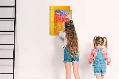Tablă cu marker suc de portocale