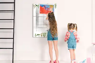 Tablă cu marker pentru lista de astăzi