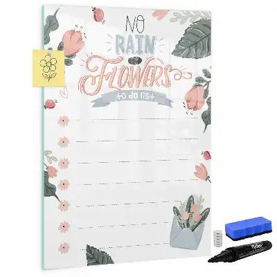 Tablă magnetică de scris listă decorativă