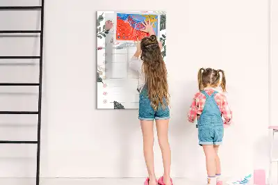 Tablă magnetică de scris listă decorativă