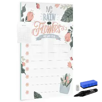 Tablă magnetică de scris listă decorativă
