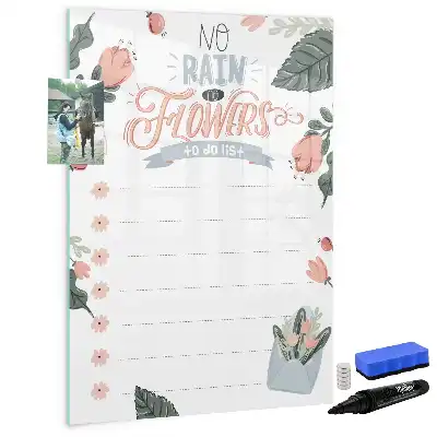 Tablă magnetică de scris listă decorativă