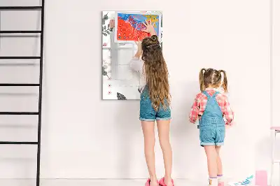 Tablă magnetică de scris listă decorativă