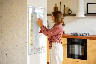Tablă magnetică de scris planificator săptămânal de mese