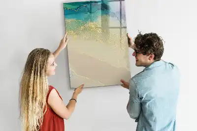 Tablă cu marker cu model marmură colorată