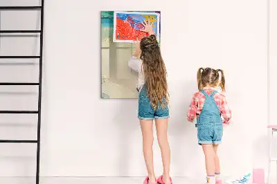 Tablă cu marker cu model marmură colorată