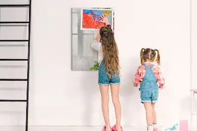 Tablă magnetică de scris cu model cu legume