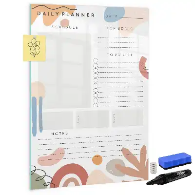 Tablă cu marker planificator zilnic