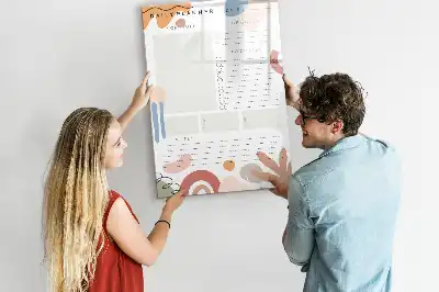 Tablă cu marker planificator zilnic
