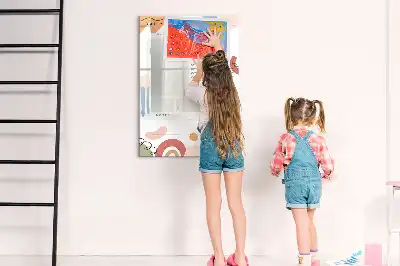 Tablă cu marker planificator zilnic