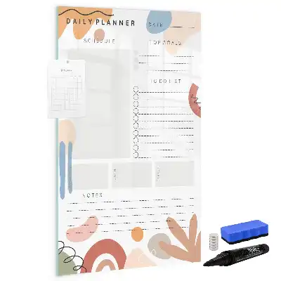 Tablă cu marker planificator zilnic