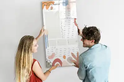 Tablă cu marker planificator zilnic