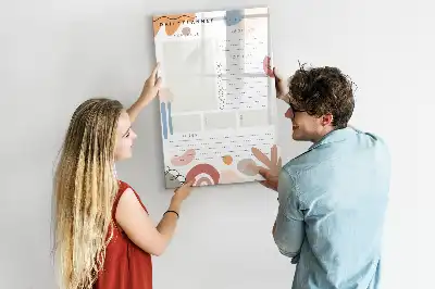 Tablă cu marker planificator zilnic