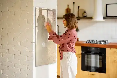 Tablă cu marker cu imprimeu umbra frunzelor de palmier