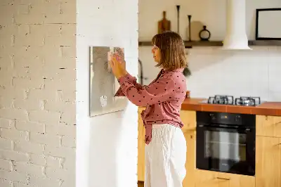 Tablă cu marker cu imprimeu umbra frunzelor de palmier