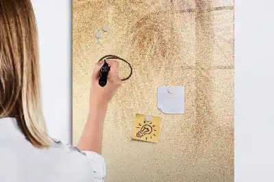 Tablă cu marker cu imprimeu umbra frunzelor de palmier