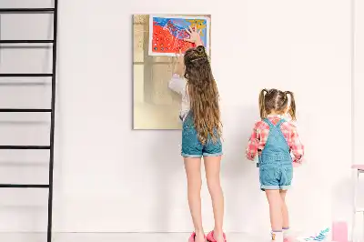 Tablă cu marker cu imprimeu umbra frunzelor de palmier