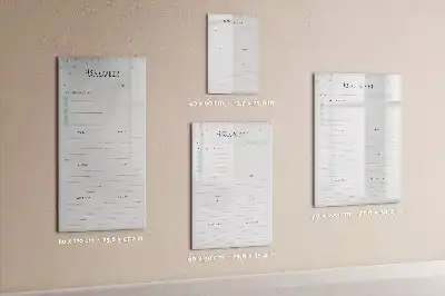 Tablă cu marker planificator săptămânal