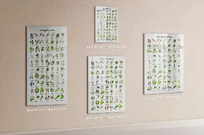 Tablă cu marker legume verzi