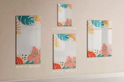 Tablă magnetică de scris model Floare de vară