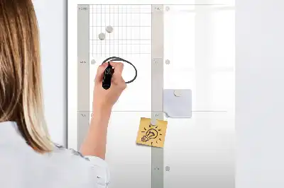 Tablă magnetică pentru scris planificator săptămânal