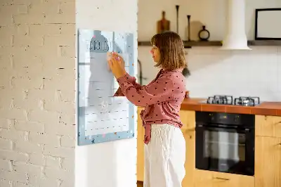 Tablă magnetică pentru notițe cu design pentru lista de sarcini