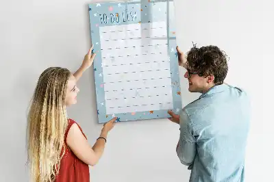 Tablă magnetică pentru notițe cu design pentru lista de sarcini