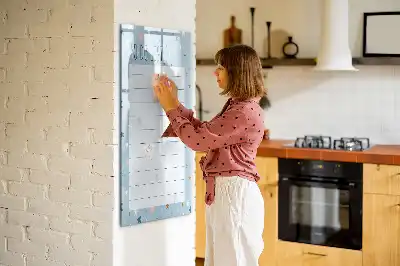 Tablă magnetică pentru notițe cu design pentru lista de sarcini