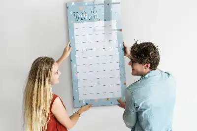 Tablă magnetică pentru notițe cu design pentru lista de sarcini