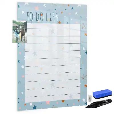 Tablă magnetică pentru notițe cu design pentru lista de sarcini