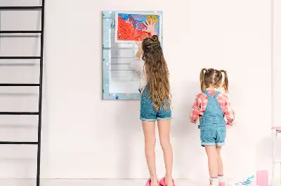 Tablă magnetică pentru notițe cu design pentru lista de sarcini