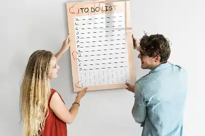 Tablă cu marker pentru lista de sarcini