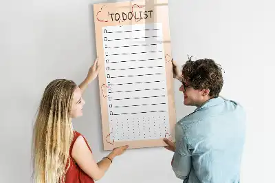 Tablă cu marker pentru lista de sarcini