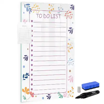 Tablă magnetică pentru notițe cu design pentru lista de sarcini