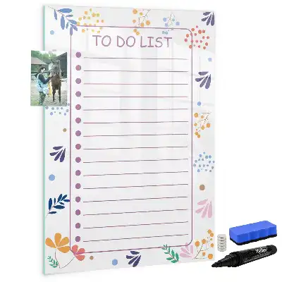 Tablă magnetică pentru notițe cu design pentru lista de sarcini