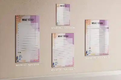 Tablă cu marker pentru listă de sarcini