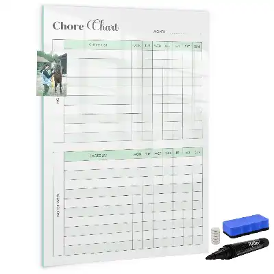 Tablă magnetică pentru sarcini cu planificator de activități
